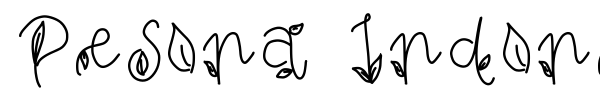 Pesona Indonesia font preview